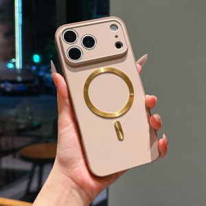 Case For Samsung Galaxy A07 A17 A06 4G A16 A26 A36 A56 5G Phone Shell Luxury Shockproof Skin Feel Camera Protection Magnetic TPU Soft Back Cover