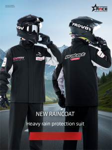 KeyRu | Adult Full-Body Waterproof Rain Suit for Motorcycle and Electric Bike Riders