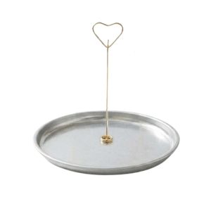 YESPERY Heart Shape Magnetic Mosquito Coil Holder with Tray Heat-Resistant Incense Coil Rack Incense Clip