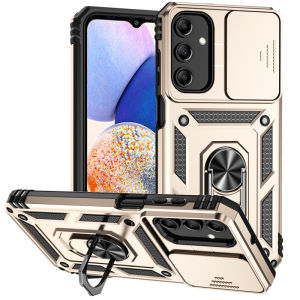 Funda For Samsung Galaxy A17 A37 A57 5G Case Slide Lens Protect Armor Phone Case For Galaxy A07 A 17 37 57 Ring Stand Back Cover