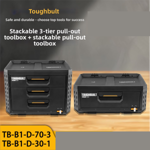 TOUGHBUILT | Stackable Drawer-Type Tool Organizer Box Portable for Camping and Vehicles