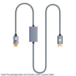HDMI to DisplayPort 1.4 Cable Unidirectional 8K30Hz HDMI Source to Display Port Display 4K144Hz 2K240Hz for Monitor PS5 Xbox