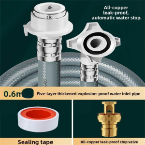 Universal Long Extension Water Supply Hose for Washing Machine