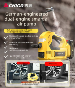 CHIGO | Portable High-Pressure Car Tire Inflator
