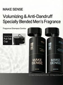 MAKE SENSE | Mens Dandruff Control Volumizing Hair Loss Prevention Shampoo