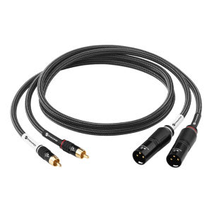 HiFi 2RCA to 2XLR Audio Cable for Amplifier Mixer High Purity 6N OFC 3Pin XLR Female to RCA Male Cable