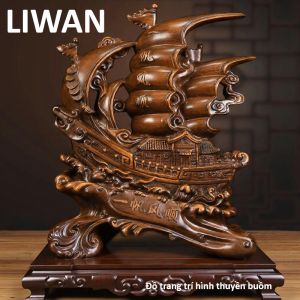 LIWAN | Đồ trang trí hình thuyền buồm May Mắn