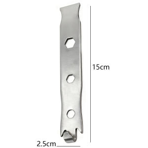 5Pcs Multi-functional Steel Wire Twisting Device Heavy Duty Fence Wire Twisting Fastener Tools T Post Clips Garden Binding Wire