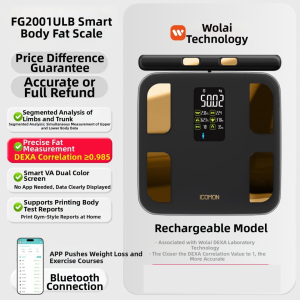 Welland | Smart AI 8-Electrode High Precision Body Fat Scale