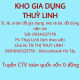 GIA DỤNG TIỆN ÍCH CHUYÊN SỈ