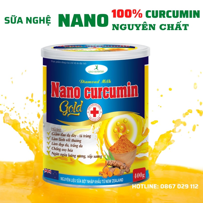 Sữa nghệ nano curcumin chính hãng .