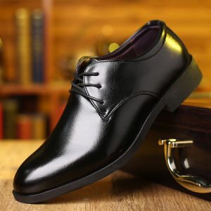 Dress Shoes for Men Business Formal Shoes Mens Leather Shoes Youth Korean Version British Style Soft Solecasual Shoes Mens Shoes