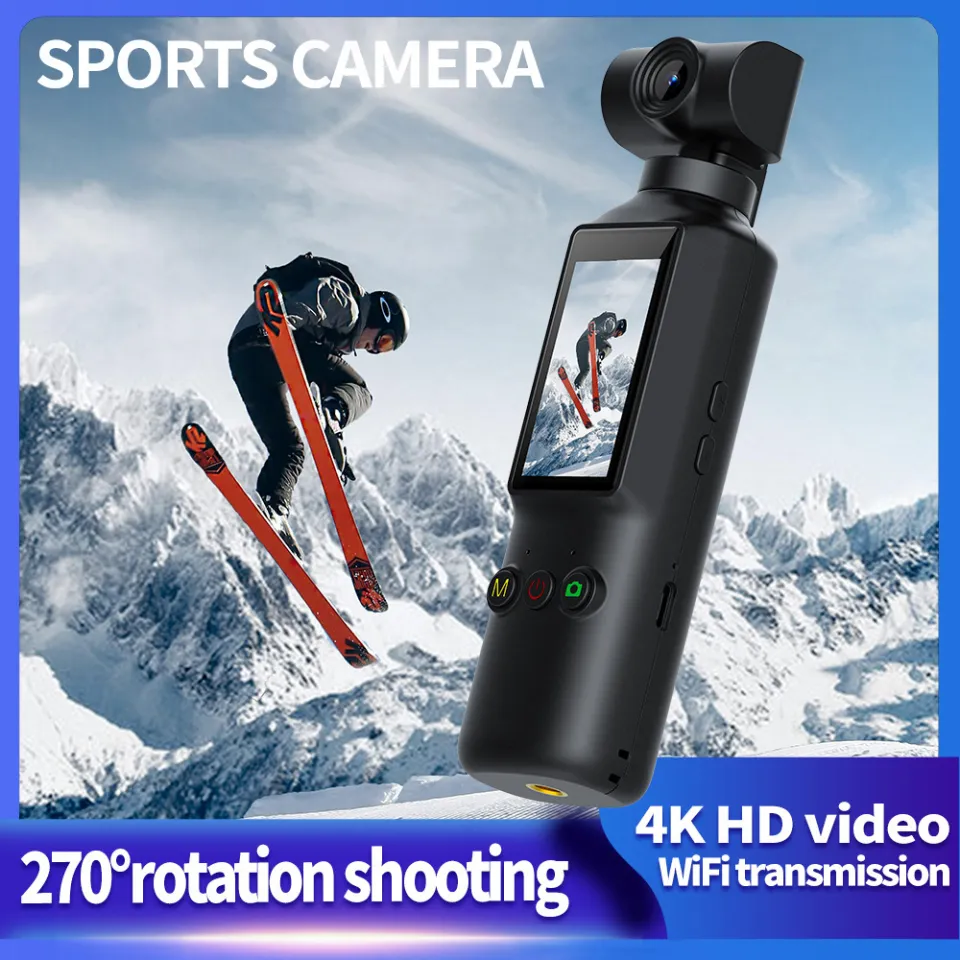LORDWEY | X8 Pocket Sports Camera 4K HD Mini Handheld Camera Outdoor Camera WIFI Rotatable