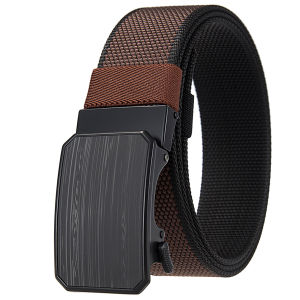 Người đàn ông của thắt lưng Nylon Thắt lưng vải khóa tự động nam chất lượng cao của vành đai thời trang sang trọng thiết kế dây lưng