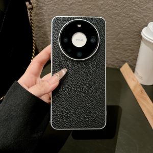 Applicable to Huawei MATE80PRO mobile phone case lychee pattern Honor 500 all-inclusive lens anti-drop Pura70 protective case h2607069