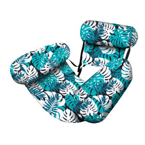 Swimming Pool Hammock Inflatable Chair Floating Lounge Chair Foldable Swimming Pool Float