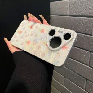 IMD is suitable for Huawei P70ultra mobile phone case Tulip Mate60 colorful shell pattern Honor 200 all-inclusive case. h260709
