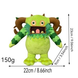 YF My Singing Monsters Tweedle Entbrat T-Rox Plushie Game Merch Cute Plush Cotton Doll FY