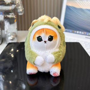 Oldlaiben Mofusand Plush Keychain Shark Cat Cos Dinosaur Stuffed Animals Key Chain Fluffty Pendant Birthday Gifts