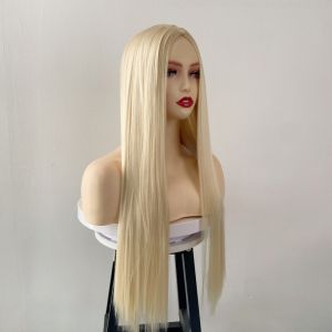 Europe America and Africa new medium-length straight hair chemical fiber wig