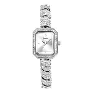 แฟชั่นผู้หญิงนาฬิกาใหม่ประดับเพชรสี่เหลี่ยมผู้หญิงนาฬิกาแสงหรูหราเปลือกหอยทองผู้หญิงนาฬิกากันน้ำอารมณ์ผู้หญิงนาฬิกาพรีเมี่ยม