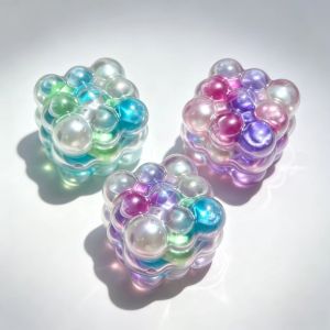 CL30 Colorful Bead Grape Ball Cube Stress Relief Toy Fidget Sensory Squeeze Ball Anxiety Reduction 30CL