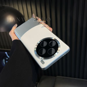 Applicable to vivo X200 plain leather splicing glass lens film mobile phone case x100pro all-inclusive anti-drop high-end h260709