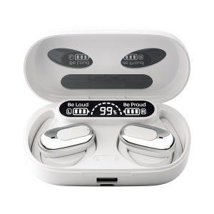 Skin tone White Black Comfortable Wireless Bluetooth Earbuds with High-quality Sound Headphones Ear-hook Design Headset and Long Battery Life Earphones Sports Running Exercise Cycling Gaming Earbuds
