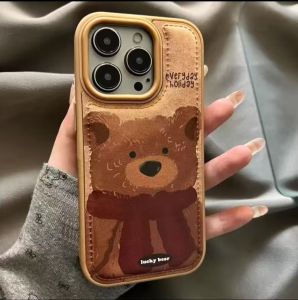 For Autumn and winter scarf eggplant penguin bearing suitable for Huawei mate70pro mobile phone case P80/P70nova14 h260705