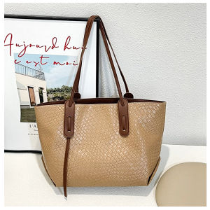 FQ1 Womens Large Capacity Tote Bag Fashion Commute Versatile Casual Shoulder Bag for Work and Travel QF1