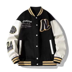 DSF Studio Spring and Autumn Versatile Baseball Jacket Youth High Street Tide Brand Hong Kong Style Japanese Original Style Korean Edition Trend Loose Jacket