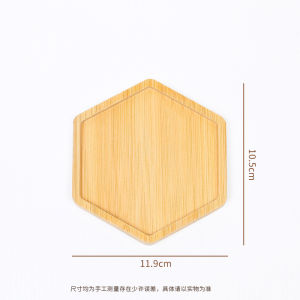 Tea Cup Mat Bamboo Cup Mat Mug Mat Heat-insulating Dining Table Mat High-end Table Mat Bamboo Wooden Tea Cup Mat
