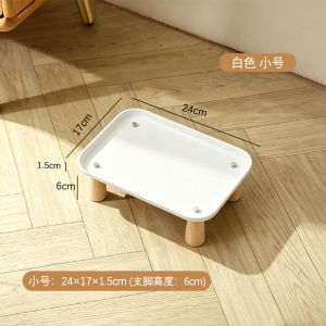 clu Elevated Pet Food Bowl Stand Raised Feeder Riser For Home Cats Dogs Neck Protection Tray ulc
