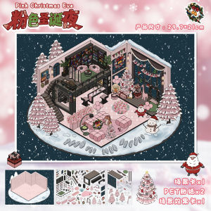 3D Miniature Scenes Sticker DIY Miniature Cartoon Scene Stickers Cute Sticker Gifts