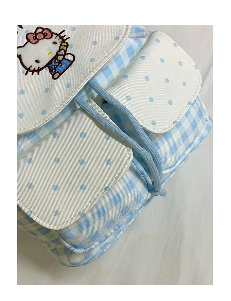 LZ69 HELLO KITTY MY MELODY Backpack for Girls Cute Cartoon Large