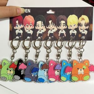 CL30 7PCS/Set ENHYPEN Acrylic Keychain 7th Album THE SIN : VANISH Pendant Durable Charm For Bags  Keys 30CL