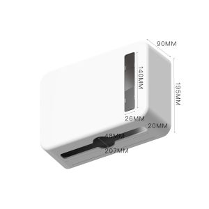 RA Wall Mounted Hand Towel Dispenser Waterproof Paper Box for Hotel Bathroom Kitchen Office AR