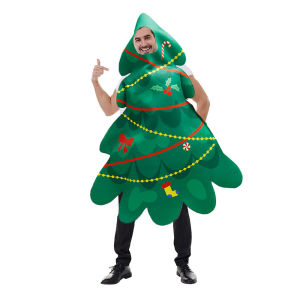 [Midnight store] Christmas carnival party cos props stage performance clothes Christmas tree St. Patricks Day printed costumes