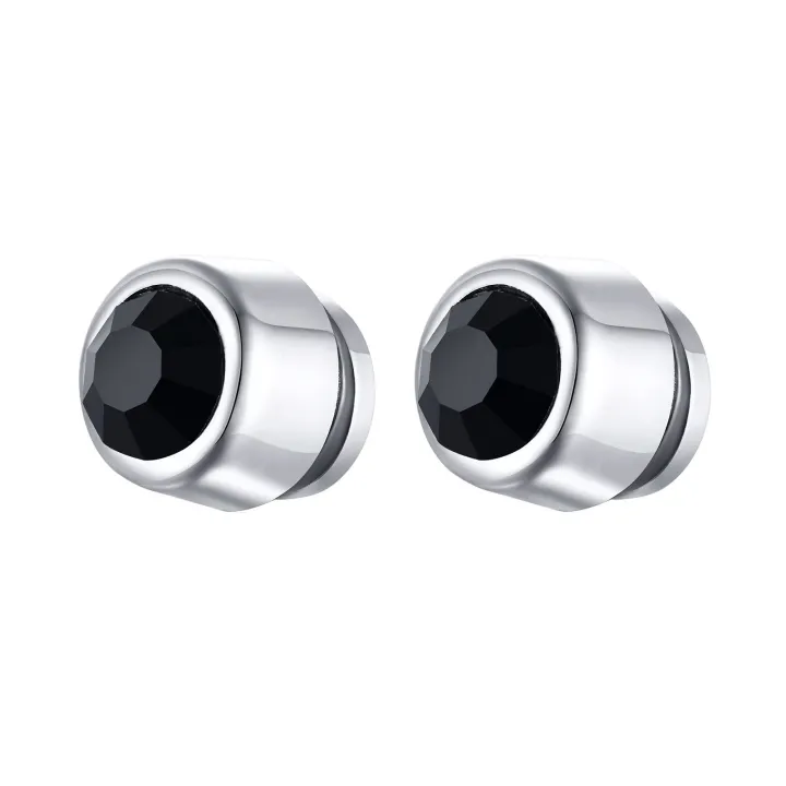Kemstone%20Black%20Zircon%20Magnetic%20Stud%20Earrings%20%E2%80%93%20No%20Piercing%20Clip%20On%20Earrings%20for%20Men%20-%20Image%205