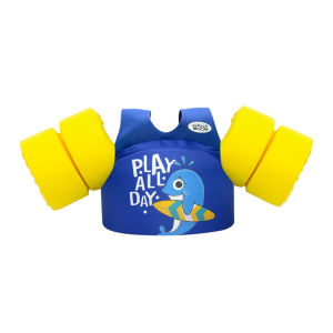 Winmax new childrens double-section arm loop water sleeve swimming learning swimsuit baby buoyancy jacket cartoon life jacket .