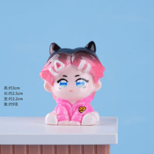 clu VALORANT Gekko Raze Viper Jett Action Figure Game Merch Cute Bean Art Toy Resin Ornaments ulc