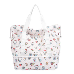 clu Large capacity casual tote bag printed cartoon cute travel shoulder bag fashionable versatile bag ulc