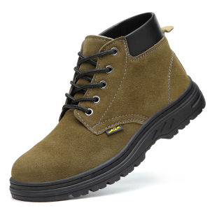 รองเท้าเพื่อความปลอดภัย ป้องกันการทุบ ป้องกันการเจาะ ป้องกันการกระเด็น ป้องกันน้ําร้อนลวก กันลื่นและทนต่อการสึกหรอ，ปลอดภัยรองเท้าผู้ชายทำงาน