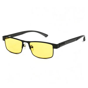 A-G Yellow Lens Clear Vision Grade Reading Glasses for Men Anti Radiation Night Vision Outdoor Day and Night Photochromic Anti Blue Light Original Presbyopic Glasses G1084