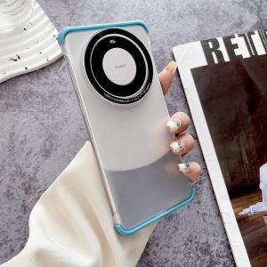 Compatible with Huawei Mate80 frameless magnetic phone case Mate70Pro + matte semi-transparent Mate60 ultra-thin and hard h260709