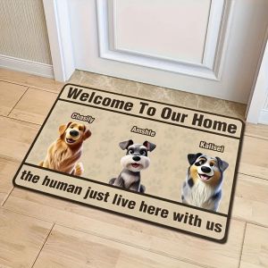 American-style Cat Hallway Floor Mat Bathroom Floor Mat Decorative Hallway Entrance Mat Entryway Doormat 美式猫玄关地垫 浴室地垫 装饰玄关入户门垫 进门脚垫 FUNIANQI