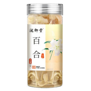 Natural Dried Lily Bulbs กระป๋อง80กรัม ต้มซุปต้มข้าวผสมลูกเกดส้มเปลือกเพื่อการบริโภคประจำวัน