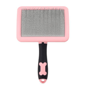 Hartley Dog Comb Cat Supplies Pet Grooming Knot Beauty Pulling Hair Removal Floating Brush Curved Needle Comb