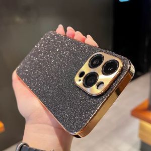 Electroplated star diamond glitter suitable for iPhone17PRO mobile phone case iPhone16 lens metal CD pattern protective case h260709