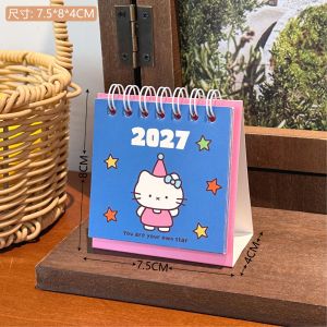 2026-2027 Mini Desk Calendar Office Desktop Cute Decoration Card Calendar